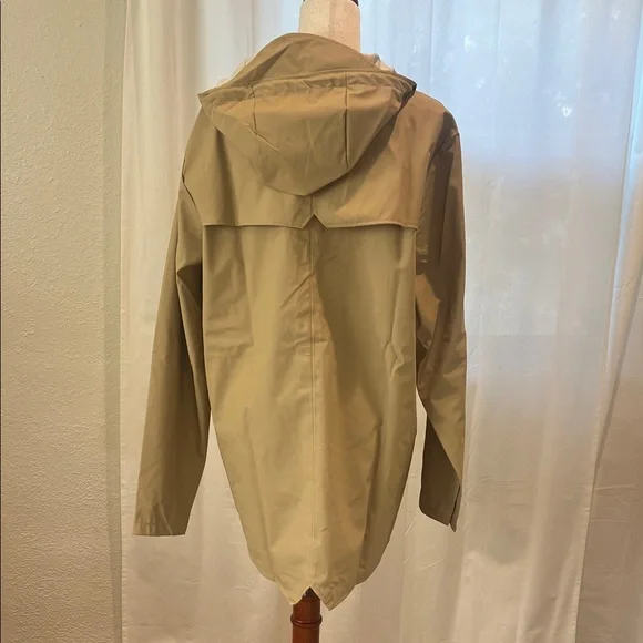 Rains Lightweight Waterproof Trench Style Raincoat in color Sand. NWT - Picture 9 of 14